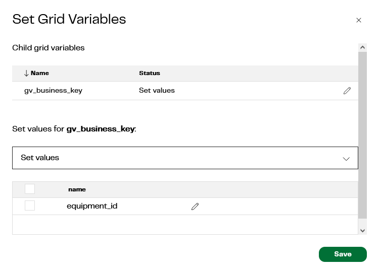 Image ofGrid parameter for Data Vault Quickstart - Stage to Hub