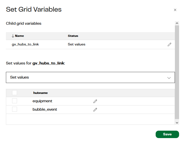 Image ofScalar parameters for Data Vault Quickstart - Stage to Link