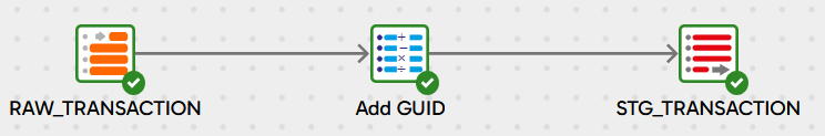 Image ofAdd a GUID in data transformation DML