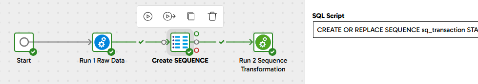 Image ofCreating a SEQUENCE object