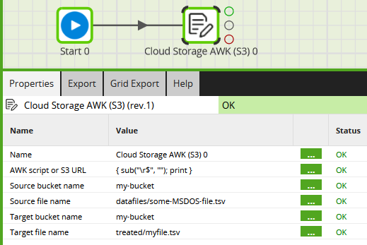 Cloud Storage AWK S3