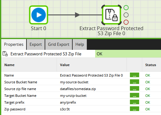 Extract Password Protected Zip File