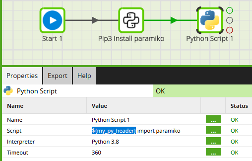 Use Script Header