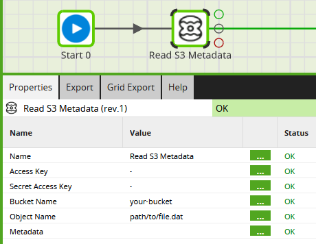 Read S3 Metadata on AWS