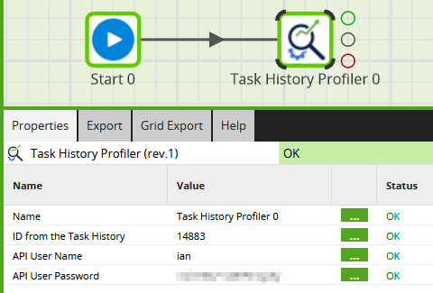 Task History Profiler